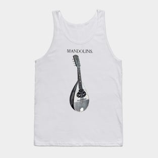 Medieval string instrument mandolins Tank Top